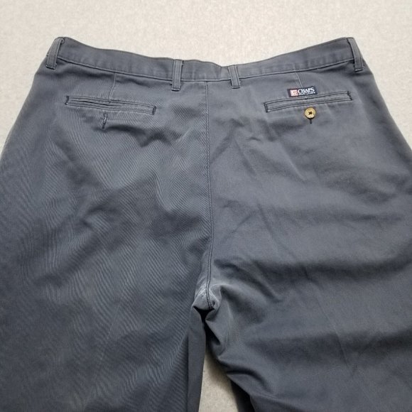 Chaps‎ Ralph Lauren Pants Mens 38x33 Blue Pockets Casual Cotton - Picture 13 of 14